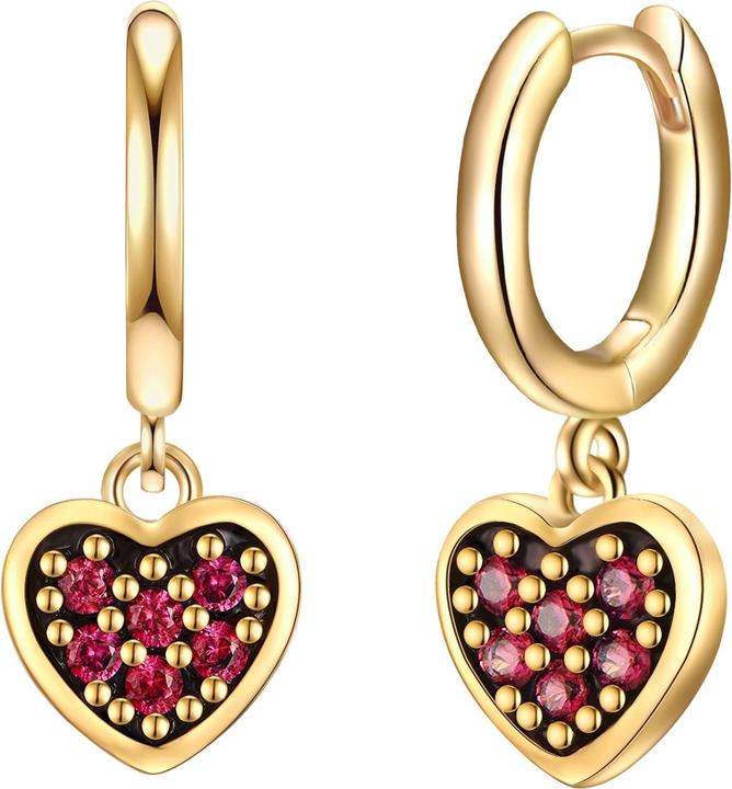 Immagine prodotto Glanzstücke München Orecchini da donna a cuore in argento - 34620 (Argento)