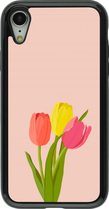 Produktbild PhoneLook Hülle Hybrid Armor schwarz Spring 23 tulip trio (Apple iPhone XR)