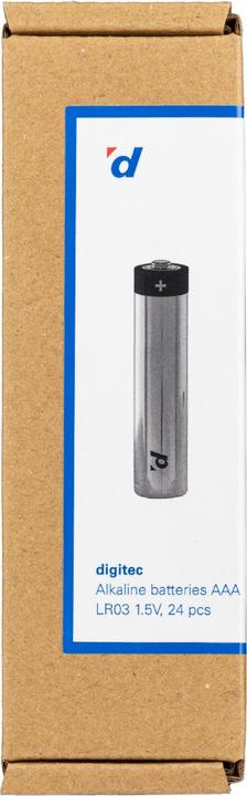 Productafbeelding Digitec AAA Alkaline (24 Pcs., AAA, 1270 mAh)