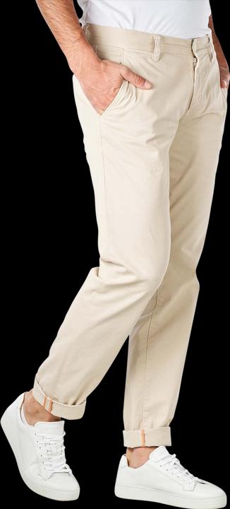 Actual product image Alberto Compact Cotton Lou Pant Slim Fit Light Beige (W35/L36)