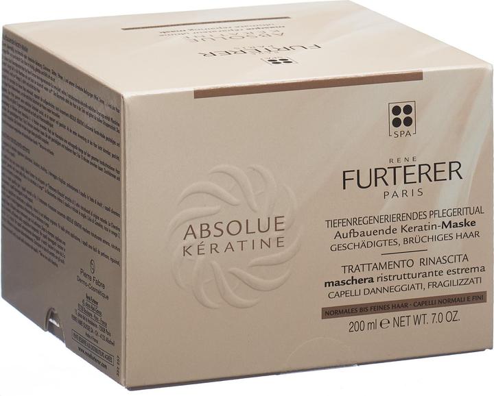 Image du produit Rene Furterer Absolue Kératine - Masque Réparateur Ultime (200 ml)