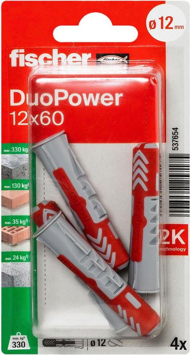 Produktbild Fischer SB Nylondübel Duopower (4 Stk.)