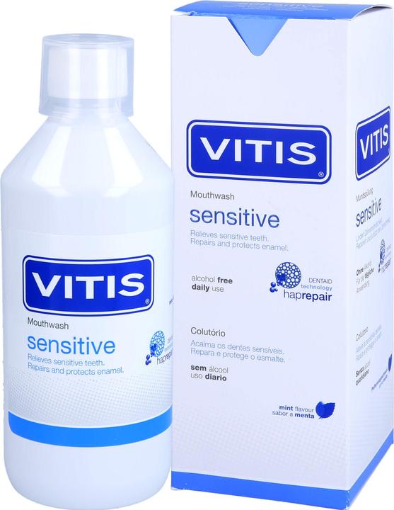 Produktbild Vitis sensitive Mundspülung (500 ml, Mundspülung)
