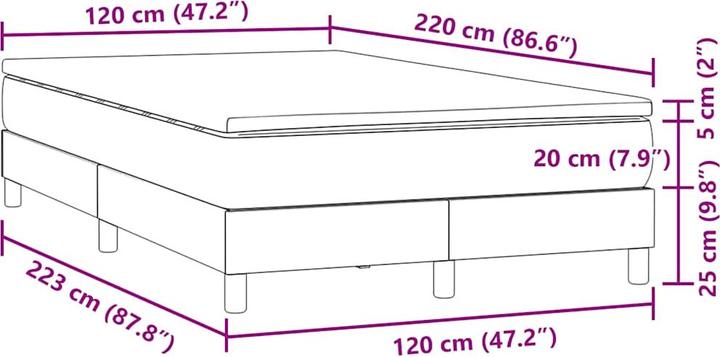 Immagine prodotto VidaXL Carna (120 x 220 cm, 120 x 220 cm)
