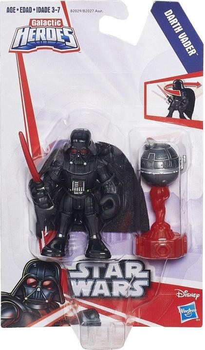 Image du produit Hasbro Star Wars Galactic Heroes Dark Vador Mini Figure (Avec droïde)