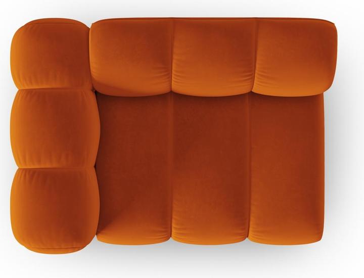 Actual product image Micadoni Velvet Modul Left, "Lupine", 1 Seat, 115x95x70Made in Europe (2 person sofa, 3-seater, 4-seater)