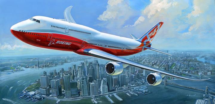 Image du produit Carson 1:144 Avion de ligne Boeing 747-8