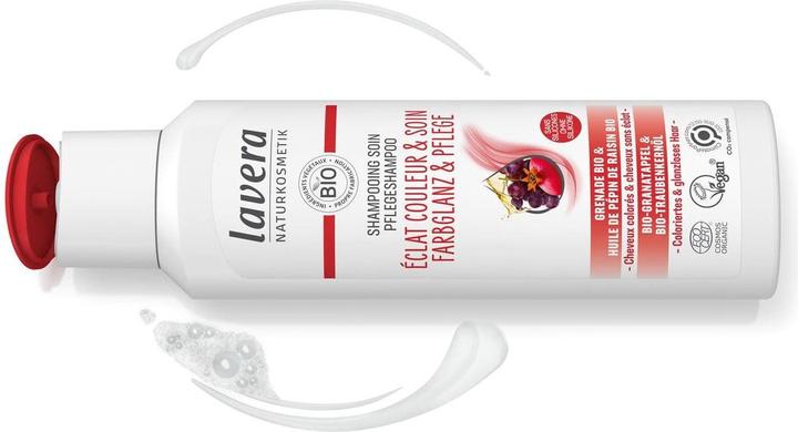 Produktbild Lavera Shampoo Farbglanz & Pflege Fl 250 ml (250 ml, Flüssiges Shampoo)