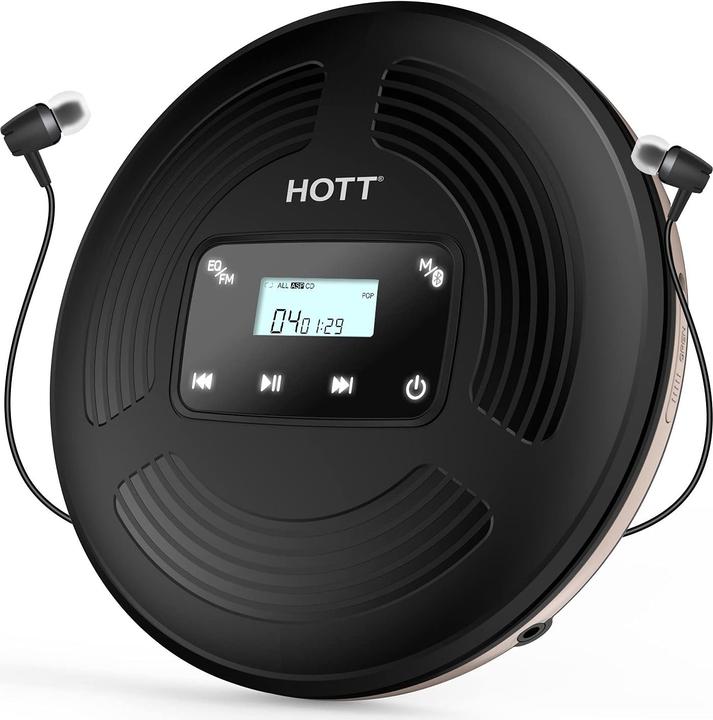 Immagine prodotto Hott Lettore CD portatile ricaricabile Bluetooth