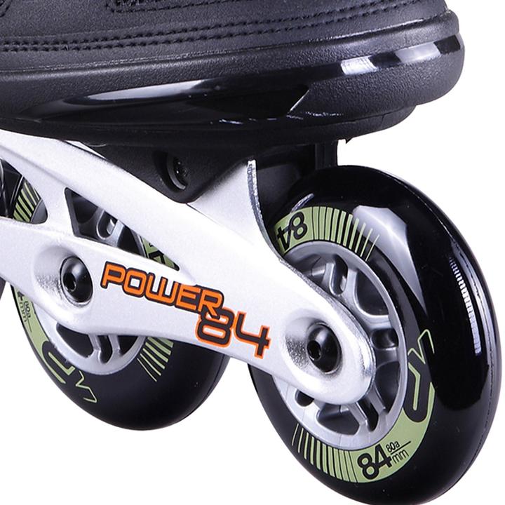 Produktbild K2 Inline Skates POWER 84 Für Herren Mit Softboot, Black - Sand, 30D0371 (42)