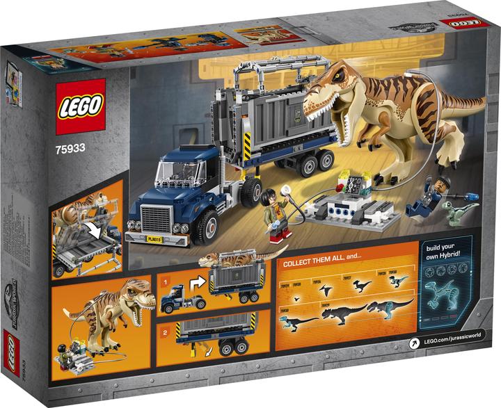 Actual product image LEGO Jurassic World - T. rex Transport (75933, LEGO Jurassic World)