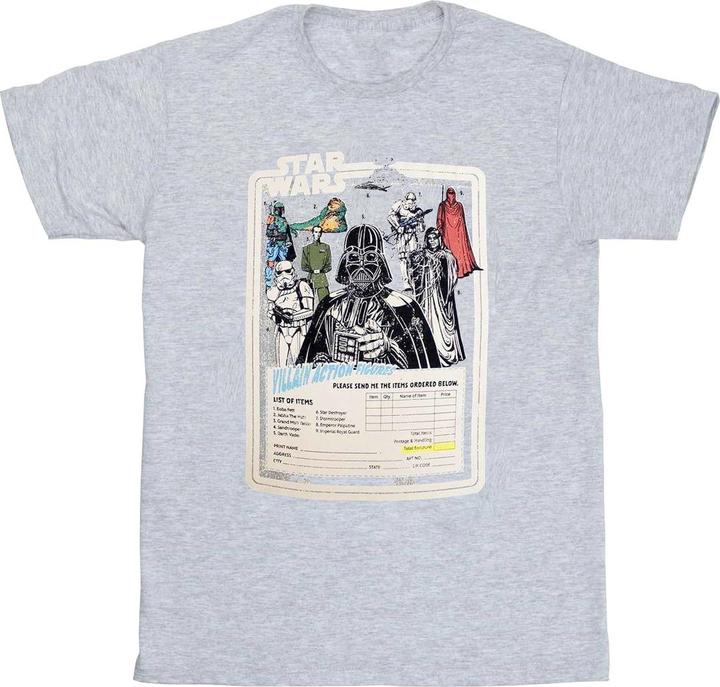 Produktbild Star Wars Villain Action Figures TShirt (L)