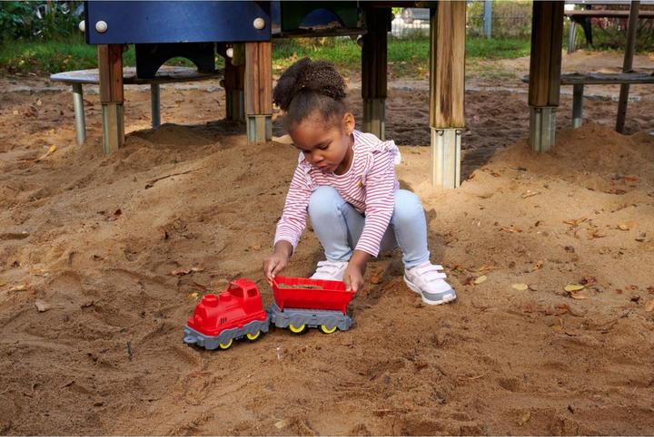 Actual product image BIG Power Worker Mini train with wagon