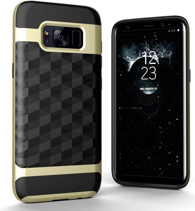Produktbild König Design Handyhülle für Samsung Galaxy S8 Plus Schutzcase Backcover Bumper Etuis Gold (Samsung Galaxy S8+)