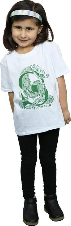 Immagine prodotto Slytherin Glitter Maglietta Ragazze (140, 146)