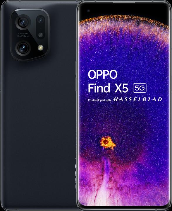 OPPO Find X5 (256 GB, Black, 6.55", Dual SIM, 50 Mpx, 5G)
