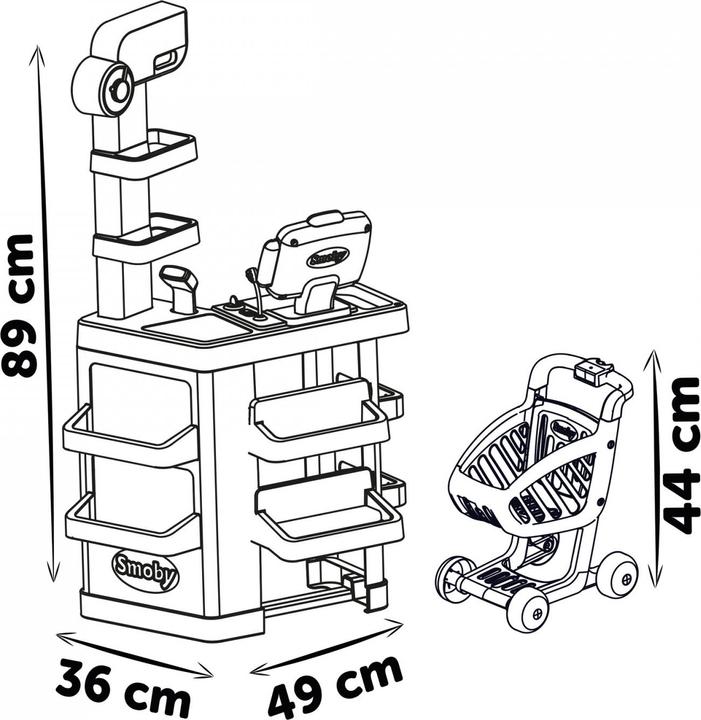 Produktbild Smoby Supermarkt