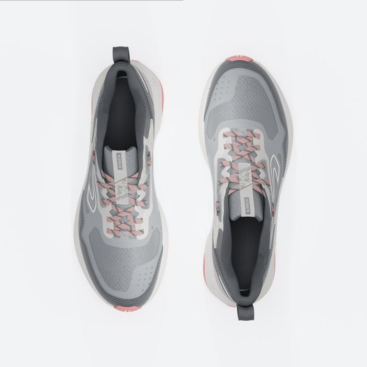 Actual product image Kalenji Trailrunningschuhe Damen - JogFlow 190 Grip dunkelgrau/pink (41)