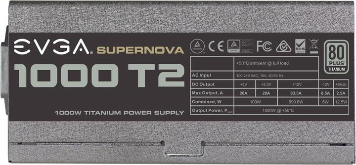 Actual product image EVGA SuperNOVA T2 (1000 W)