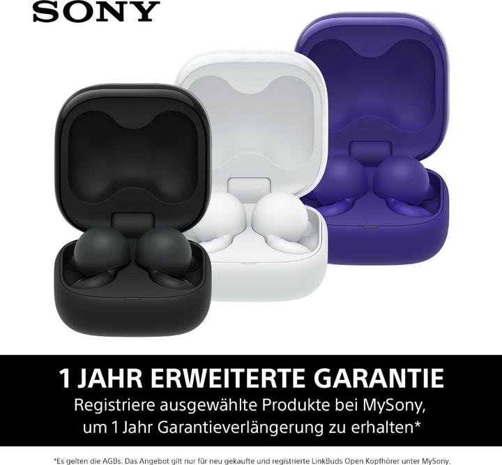 Image du produit Sony LinkBuds Open (pas de réduction du bruit, 8 h, Sans fil)