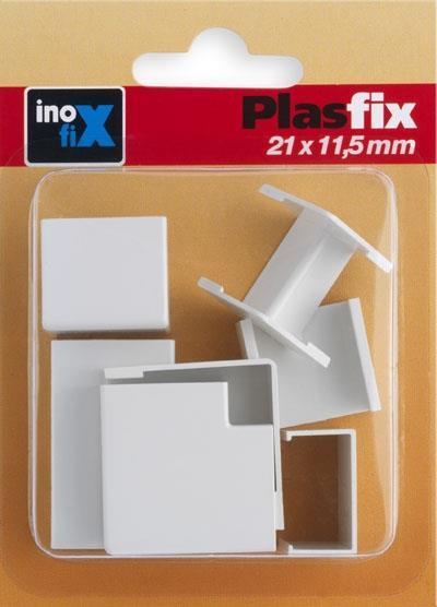 Actual product image Inofix Plasfix connectors 21x11.5mm assorted 7-piece (Duct, 21 cm)