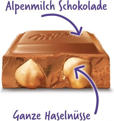 Image du produit Milka Tablette de chocolat Mmmax noisettes entières 270 g (270 g)
