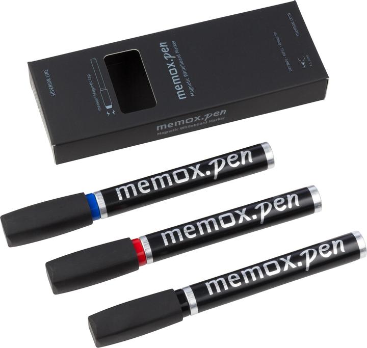 Produktbild Memox Pen Magnetic (Blau, Rot, Schwarz)