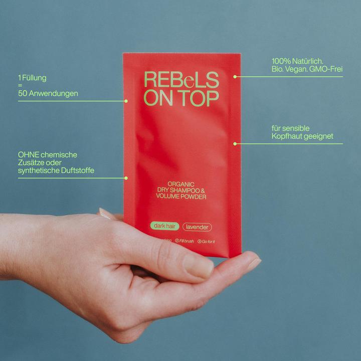 Actual product image Rebels on Top Trockenshampoo Dark Refill (Dry shampoo)