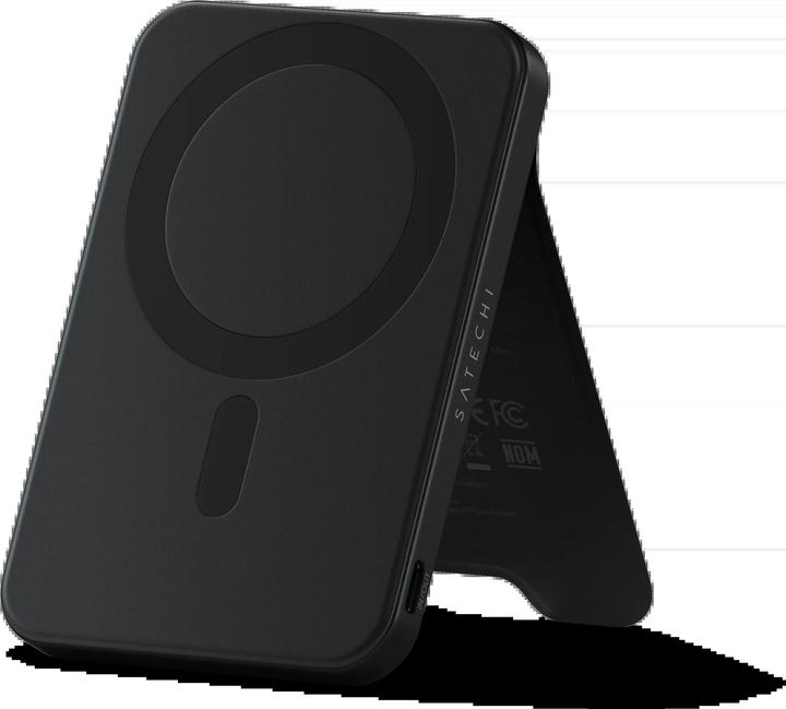 Satechi OntheGo Magnetic Qi2 Powerbank Stand 5000 mAh Black (5000 mAh, 15 W)