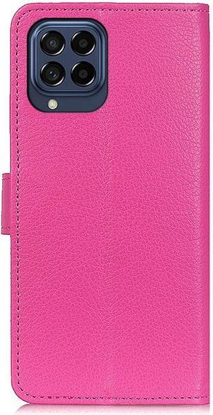 Actual product image MU Classic Litchi Leather Bookcover Series (Samsung Galaxy M53 5G)