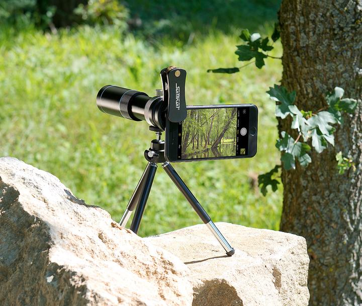 Produktbild Somikon Vorsatz-Tele-Objektiv für Smartphones (Metall)
