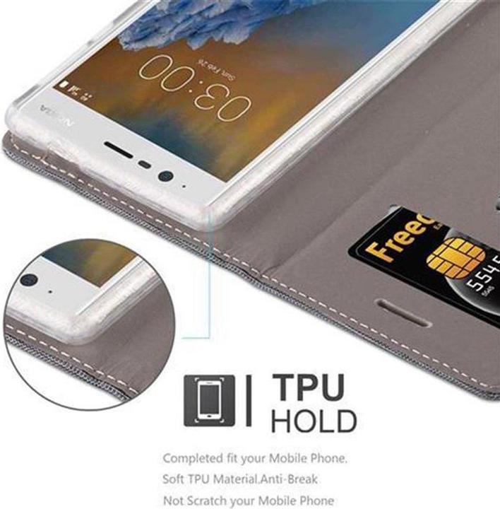 Produktbild Cadorabo Book Jeans Optik Cover (OnePlus 3)
