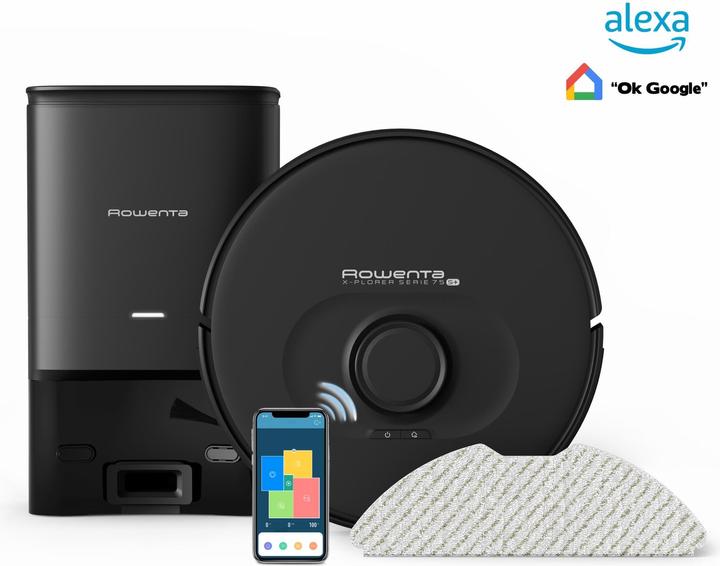 Actual product image Rowenta RR8585CH X-Plorer Series 75 with suction station (Vacuum mopping robot)