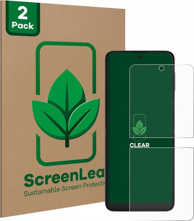 Image du produit ScreenLeaf Film de protection durable Protection d'écran Film clair transparent (2 pièce(s), Samsung Galaxy Z Flip3)