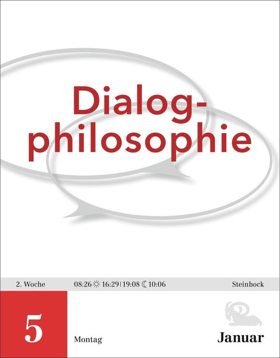 Actual product image Harenberg Der Philosophie-Kalender Tagesabreisskalender 2026 (Hardcover, German)