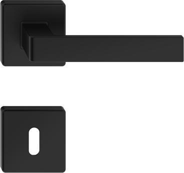 Produktbild Rozette Door Set Ergo Line Black (Türgriff)