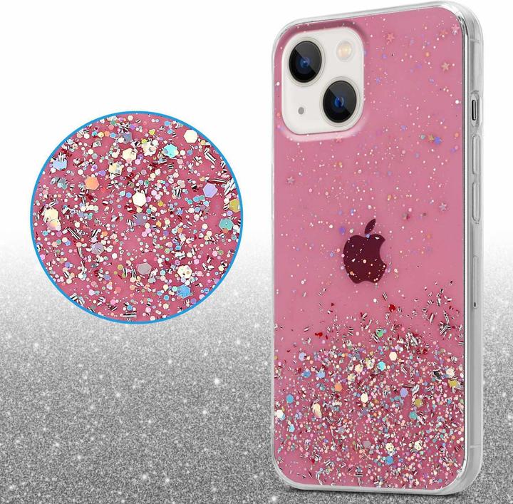 Actual product image Cadorabo Case for Apple iPhone 14 in TPU sparkling glitter style (Apple iPhone 14)