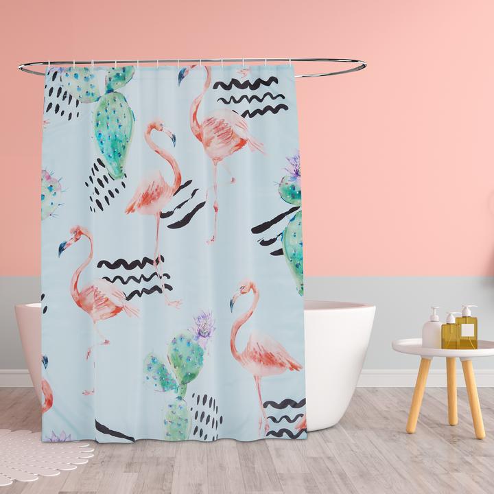Actual product image Relaxdays Shower screen (180 x 0.1 x 200 cm)