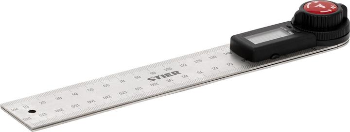 Produktbild Stier Digitaler Winkelmesser SDW 200 LCD-Display ±0,3° rostfreier Stahl 200 mm