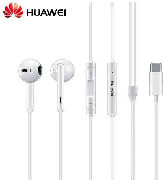 Produktbild Huawei CM33 Typ-C-Stereo-Headset, Weiss (Grosspackung) (ANC, Kabelgebunden)