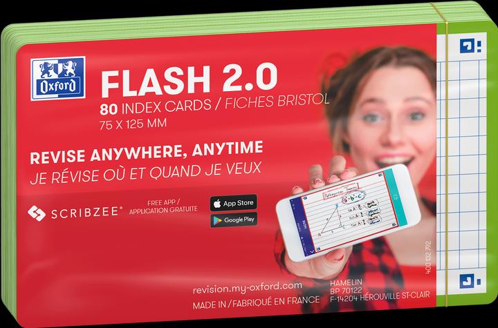 Image du produit Oxford 80 flashcards FLASH 2.0 - 7 (75 x 125 mm, 80 x)