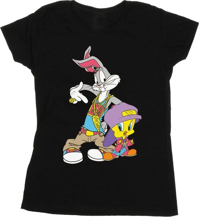 Looney Tunes Bugs And Tweety Hip Hop TShirt (XL)