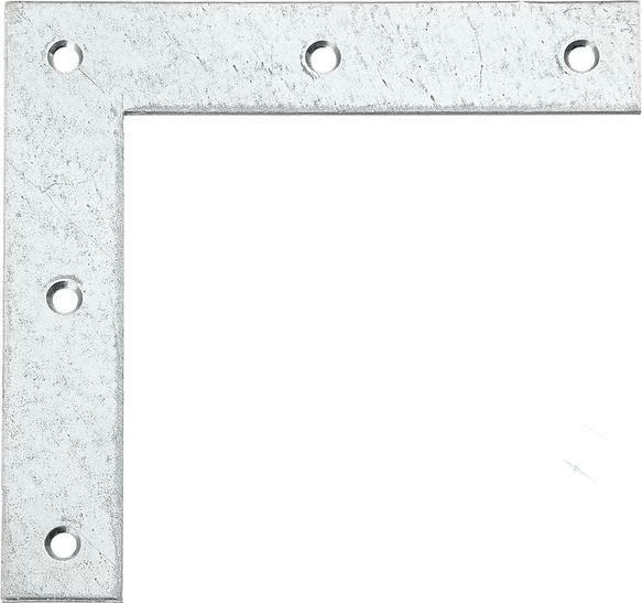 Immagine prodotto Alberts Staffa angolare quadrata 160 x 160 x 30 mm, zincata sendzimir, 1 pz. (Angoli, 10 pz.)