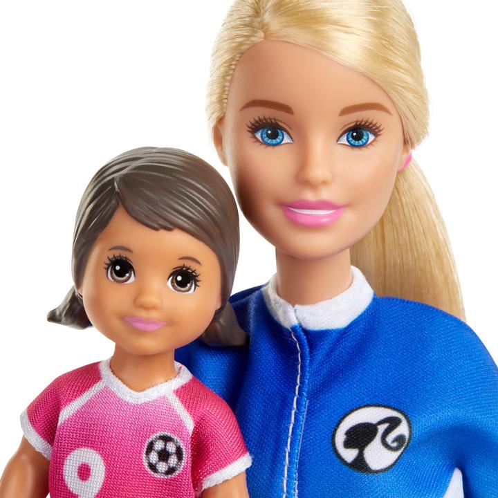 Immagine prodotto Barbie Bambola allenatore di calcio (bionda) e accessori