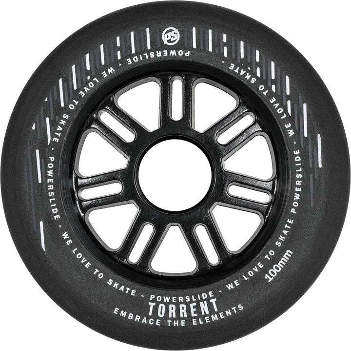 Powerslide Skateboard Wheels Torrent 4-Pack 2023 (100 mm)