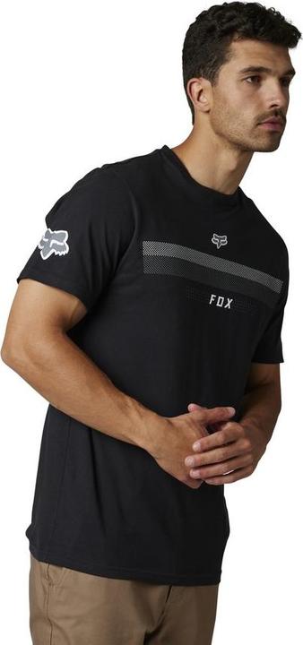 Fox Tee 22 Efekt Ss Prem Blk S (S)