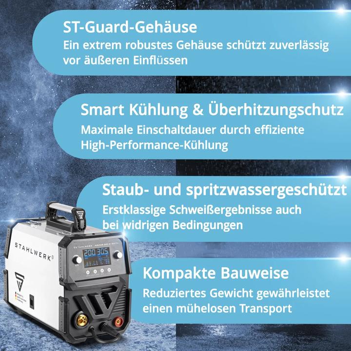 Actual product image Stahlwerk Welding machine MIG MAG 200 ST Digital IGBT fully equipped with 200 A