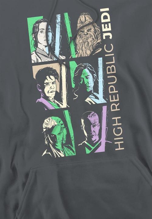 Immagine prodotto Star Wars High Republic Jedi Felpa con Cappuccio Pastello Uomo (S)