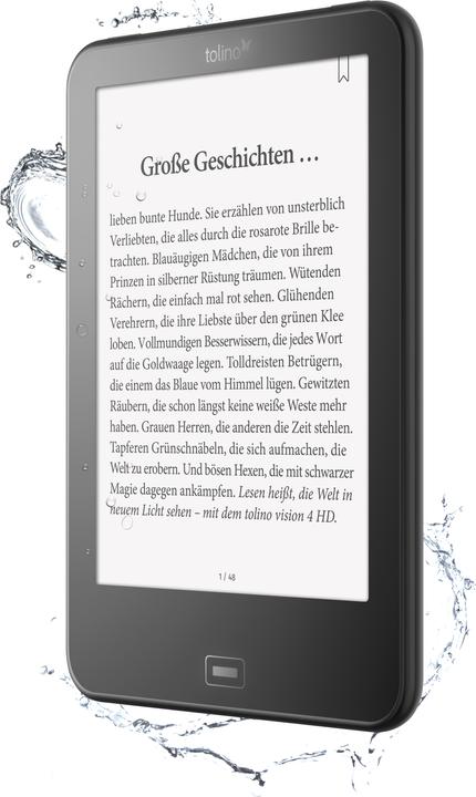 Immagine prodotto tolino vision 4 HD (6", 8 GB, Nero)