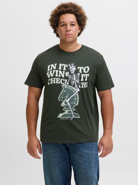 Actual product image Jack & Jones Plus Size Gedruckt T-shirt T-shirt (6XL)